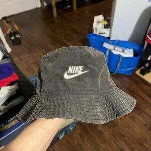 Nike Kids Charcoal Gray Bucket Hat